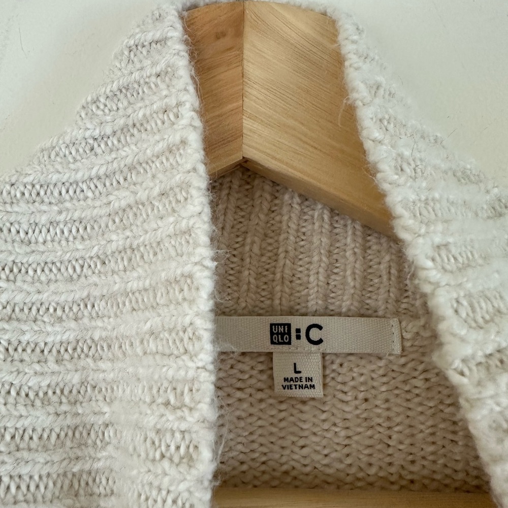 UNIQLO :C Sz L Clare Waight Keller Soft Knit High Neck Long-Sleeve Sweater - Picture 4 of 7